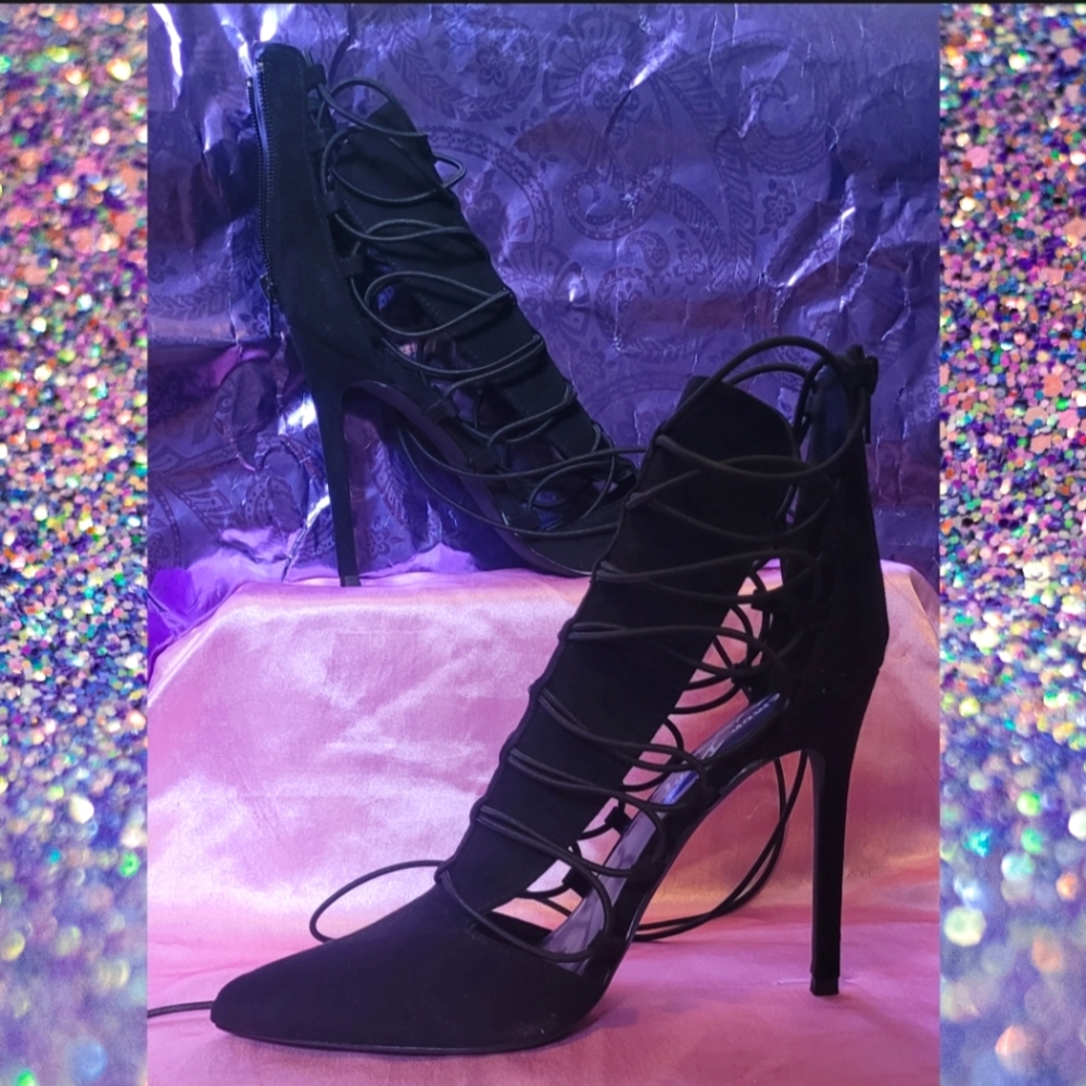 Crispp Lace Up Heels